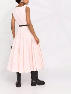 Alexander McQueen V-neck sleeveless dress