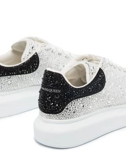 Alexander McQueen Oversized crystal-embellished sneakers