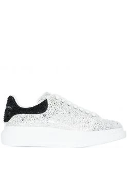Alexander McQueen Oversized crystal-embellished sneakers