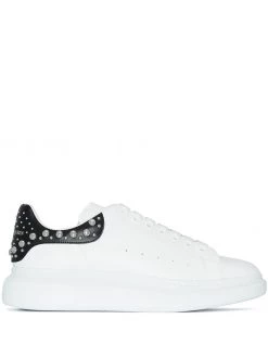 Alexander McQueen oversized embellished low-top sneakers
