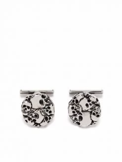 Alexander McQueen skull-embellished cufflinks