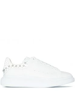 Alexander McQueen Oversize embellished low-top sneakers