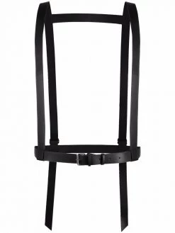 Alexander McQueen leather belted braces