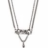 Alexander McQueen skull-embellished layered necklace