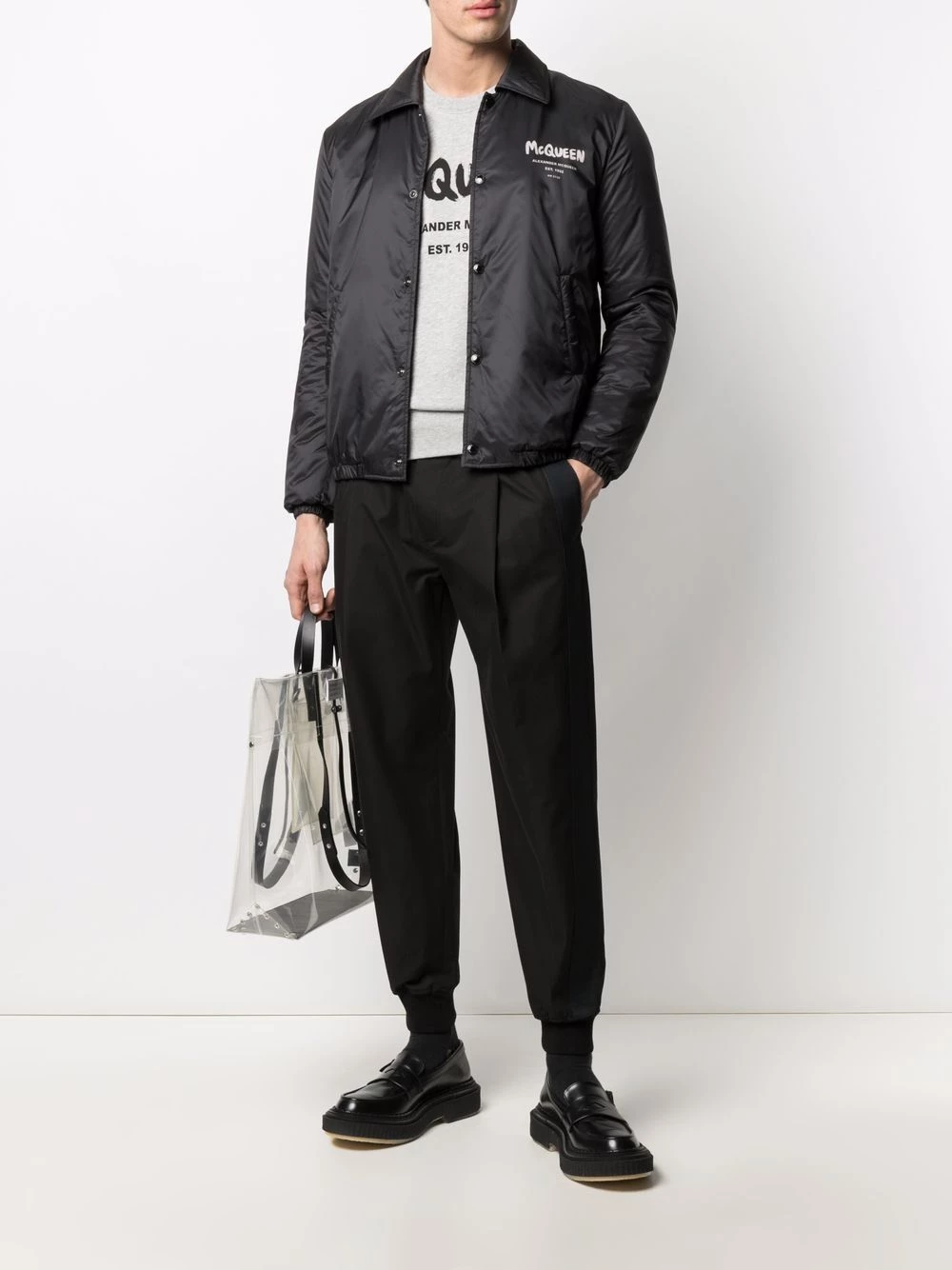 Best Sale ๐ Alexander McQueen Tapered elasticated trousers โค๏ธ 2 Alexander McQueen tapered elasticated trousers