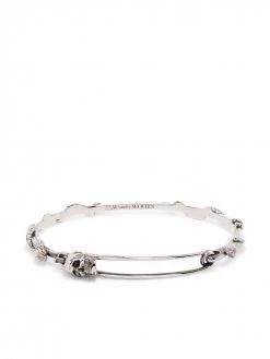 Alexander McQueen Skull safety pin bracelet