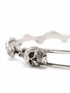 Alexander McQueen Skull safety pin bracelet