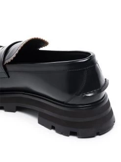 Alexander McQueen lug-sole penny loafers