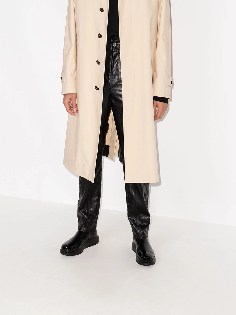 Buy ๐ฏ Alexander McQueen Hybrid Chelsea ankle ๐ฅพ boots ๐งจ 3 Alexander McQueen Hybrid Chelsea ankle boots