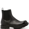 Alexander McQueen contrast-toecap leather boots