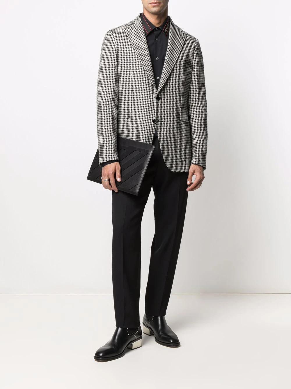 Flash Sale 👍 Alexander McQueen Logo tape long sleeve 👕 shirt ✨ 2 Alexander McQueen logo-tape long-sleeve shirt