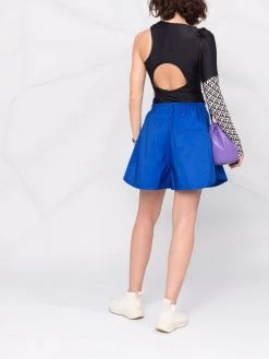 Alexander McQueen Exploded drawstring-waist shorts