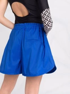 Alexander McQueen Exploded drawstring-waist shorts