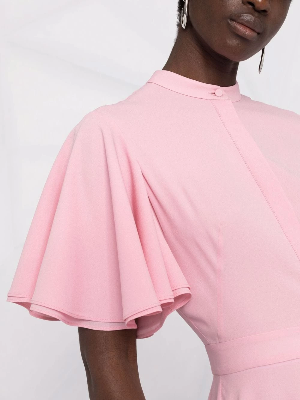 Discount ๐ Alexander McQueen Flared short sleeved midi ๐ dress ๐ 5 Alexander McQueen flared short-sleeved midi dress