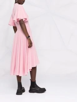 Discount ๐ Alexander McQueen Flared short sleeved midi ๐ dress ๐ 14 Alexander McQueen flared short-sleeved midi dress