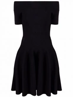 Alexander McQueen off-shoulder skater dress