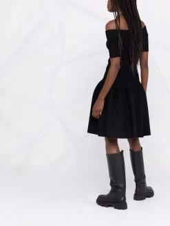 Alexander McQueen off-shoulder skater dress