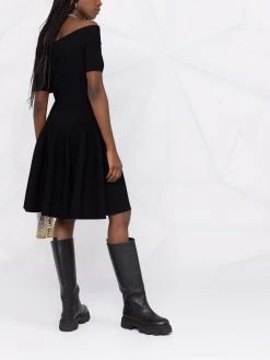 Alexander McQueen off-shoulder skater dress