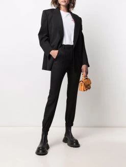 Alexander McQueen elasticated-ankle tailored trousers