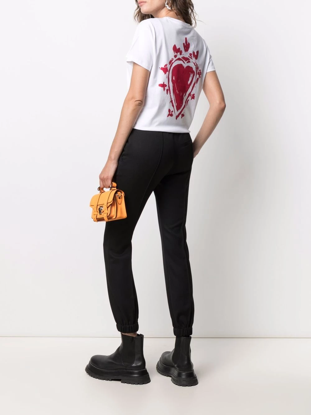 New ๐ฅฐ Alexander McQueen Heart print cotton T ๐ shirt ๐งจ 2 Alexander McQueen heart-print cotton T-shirt
