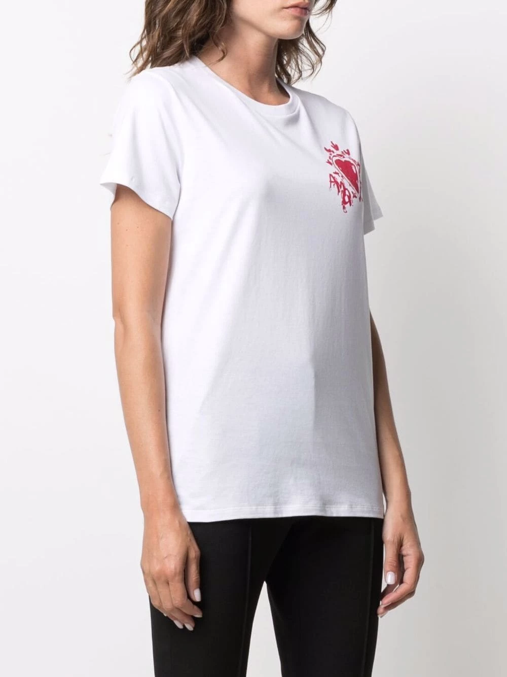 New ๐ฅฐ Alexander McQueen Heart print cotton T ๐ shirt ๐งจ 4 Alexander McQueen heart-print cotton T-shirt