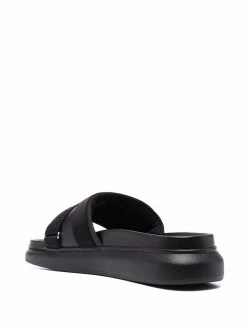 Alexander McQueen logo-strap slides