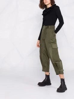 Alexander McQueen ruffle-neck jumper