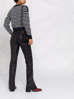 Flash Sale 😀 Alexander McQueen Crochet patch striped jumper 🤩 9 Alexander McQueen crochet-patch striped jumper