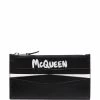 Alexander McQueen logo-print zipped cardholder