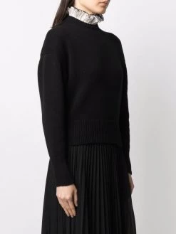 Alexander McQueen Frills-neck jumper