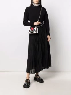 Alexander McQueen Frills-neck jumper