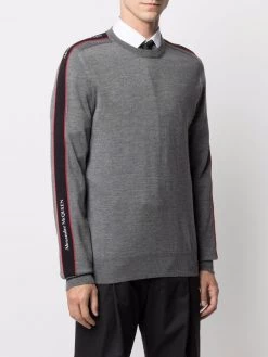 Alexander McQueen logo-tape jumper