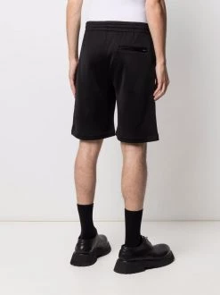 Alexander McQueen logo-embroidered track shorts