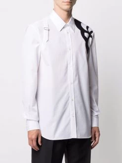 Discount ๐ Alexander McQueen Embroidered long sleeve ๐ shirt โ 7 Alexander McQueen embroidered long-sleeve shirt