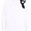 Alexander McQueen embroidered long-sleeve shirt