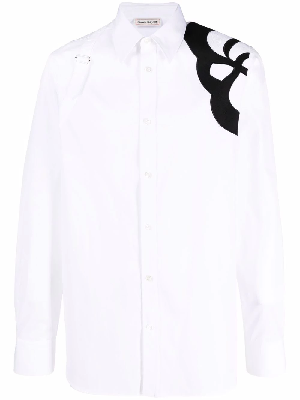Discount ๐ Alexander McQueen Embroidered long sleeve ๐ shirt โ 1 Alexander McQueen embroidered long-sleeve shirt