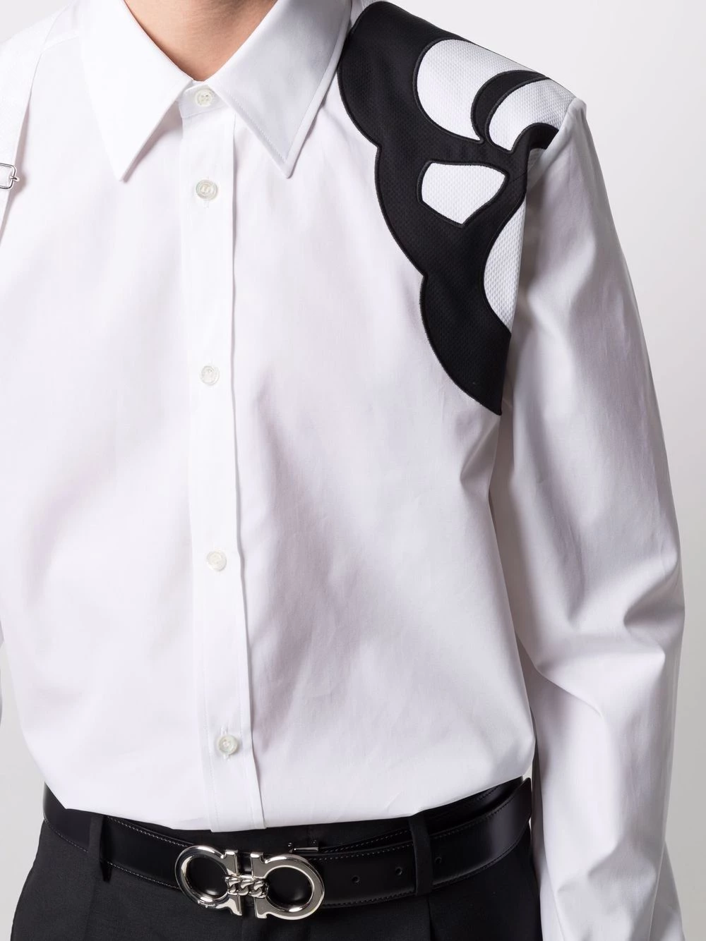 Discount ๐ Alexander McQueen Embroidered long sleeve ๐ shirt โ 5 Alexander McQueen embroidered long-sleeve shirt