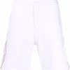 Alexander McQueen Selvedge logo-tape track shorts