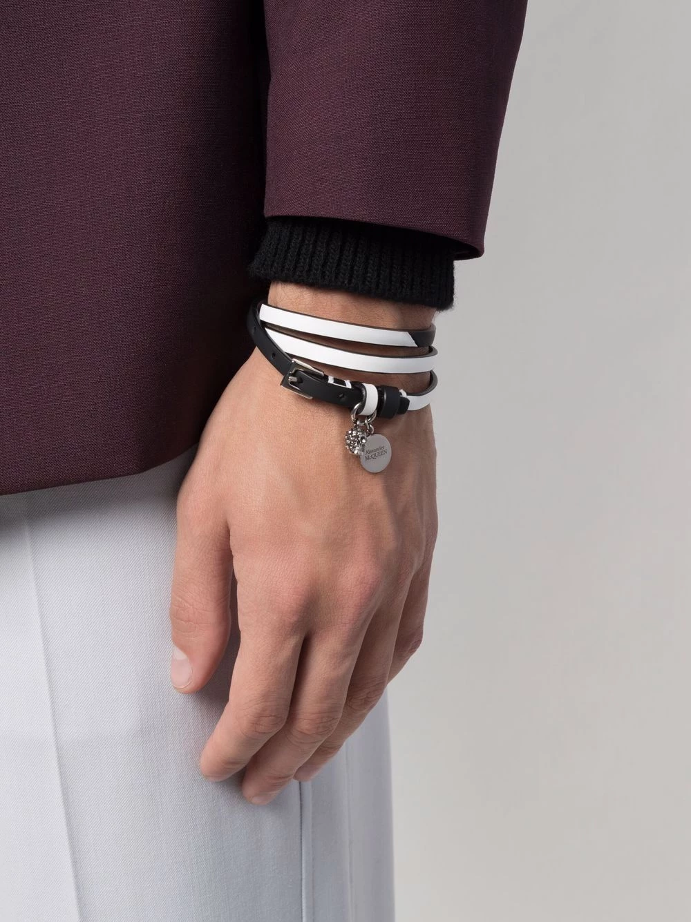 Best reviews of โค๏ธ Alexander McQueen Skull charm double wrap bracelet ๐ 2 Alexander McQueen Skull charm double-wrap bracelet