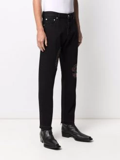 Best reviews of ๐งจ Alexander McQueen Ripped detail slim fit ๐ jeans ๐ 7 Alexander McQueen ripped-detail slim-fit jeans