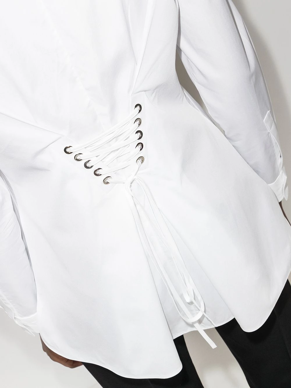 Best Pirce โจ Alexander McQueen Corset detail long sleeve ๐ shirt ๐ 4 Alexander McQueen corset-detail long-sleeve shirt