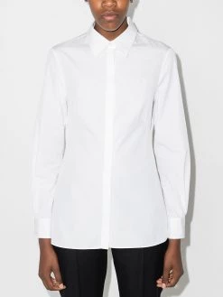 Alexander McQueen corset-detail long-sleeve shirt