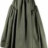 Alexander McQueen gathered panel midi skirt