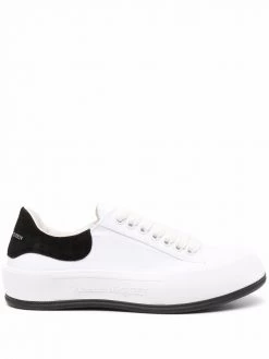 Alexander McQueen Deck lace-up plimsoll sneakers