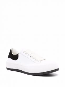 Alexander McQueen Deck lace-up plimsoll sneakers
