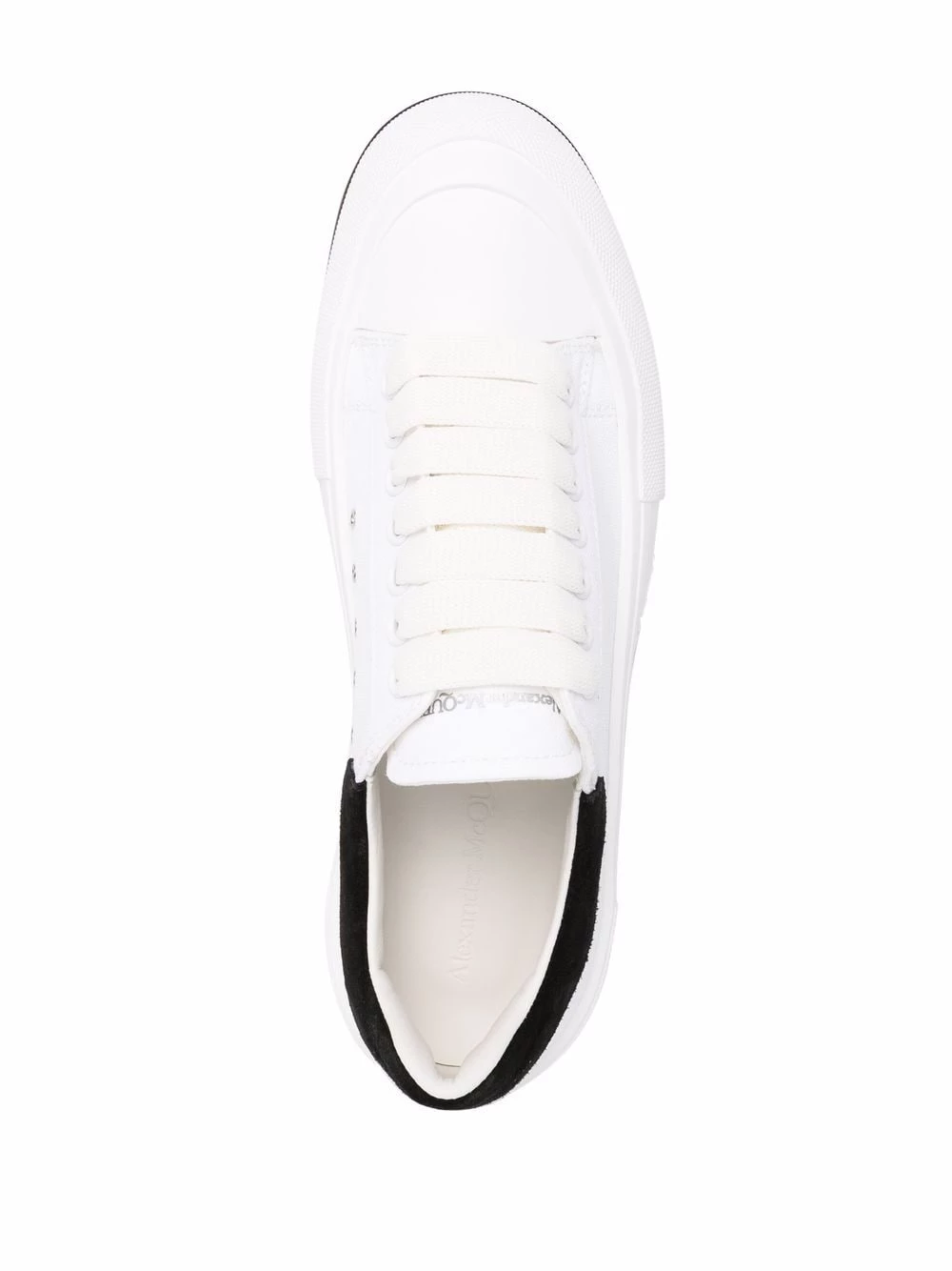 Best Pirce 🔥 Alexander McQueen Deck lace up plimsoll 👟 sneakers 👍 4 Alexander McQueen Deck lace-up plimsoll sneakers