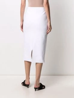 Alexander McQueen embroidered mid-length skirt