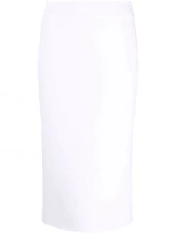 Alexander McQueen embroidered mid-length skirt