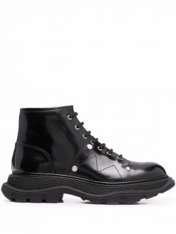Alexander McQueen Tread lace-up ankle boots