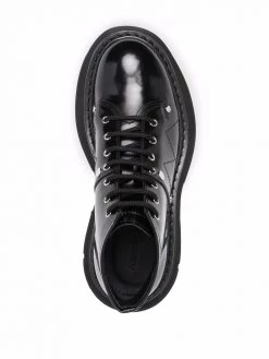 Alexander McQueen Tread lace-up ankle boots